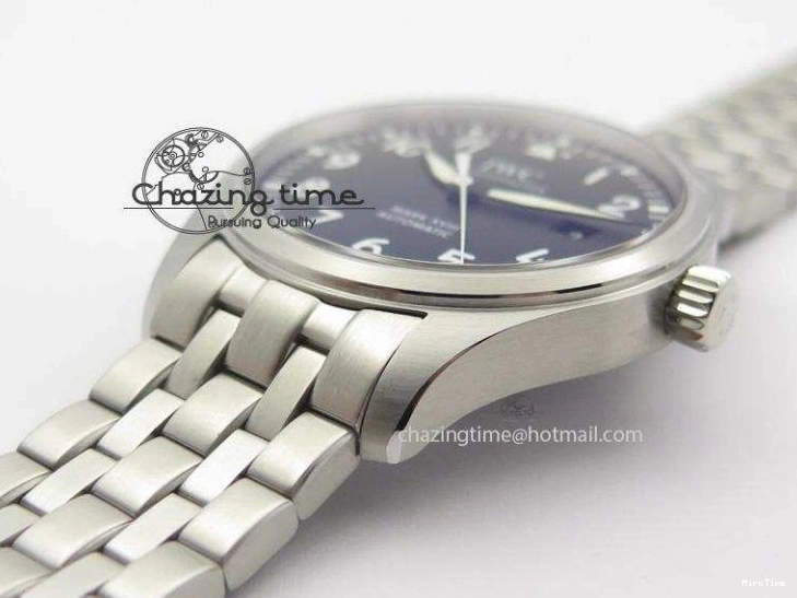 MIROTIME 0519 Compact Mark XVIII IW327001 SS Mk Maker Best Edition Black Dial On SS Bracelet A 7301